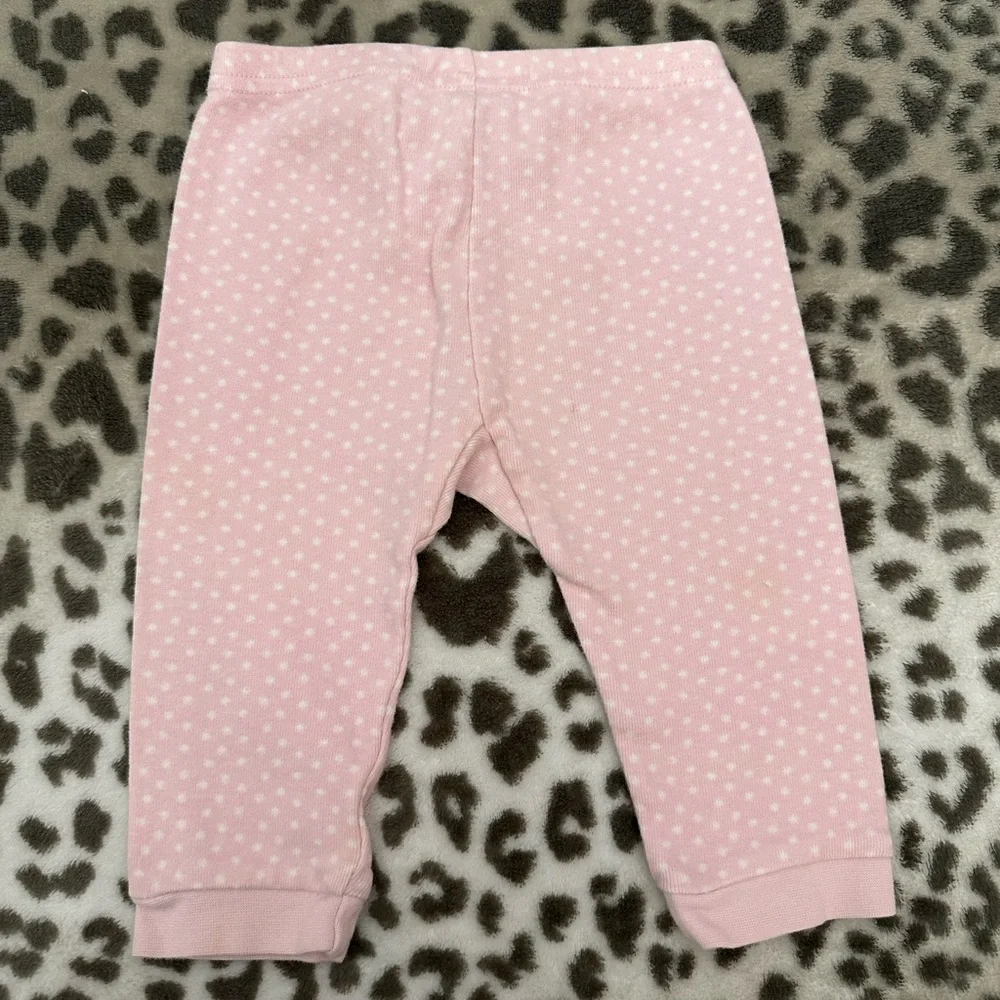 Y2K Gymboree Polka Dot Leggings in Pink Size Infant 6-12 months